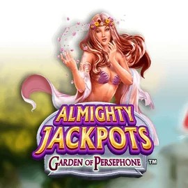 Almighty Jackpots: Garden of Persephone casino game by Novomatic – featured logo at Beep Beep Casino