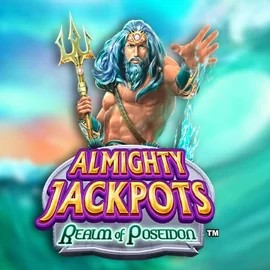 Almighty Jackpots – Realm of Poseidon casino game by Novomatic – featured logo at Beep Beep Casino