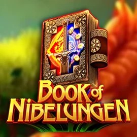 Official Slots logo: Book of Nibelungen by Swintt at Beep Beep Casino