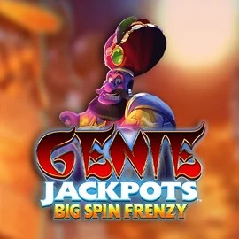 Genie Jackpots: Big Spin Frenzy online game logo by Blueprint Gaming on beepbeep-casino.org
