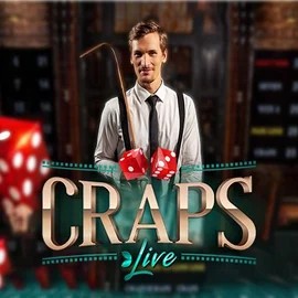 Official Live Casino logo: Live Craps by Evolution at Beep Beep Casino