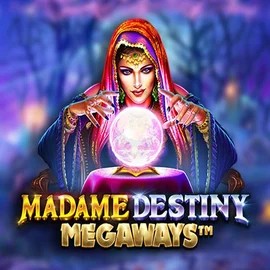 Madame Destiny Megaways online game logo by Pragmatic Play on beepbeep-casino.org