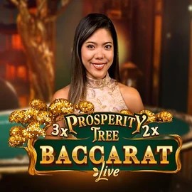 Official Live Casino logo: Prosperity Tree Baccarat by Evolution at Beep Beep Casino