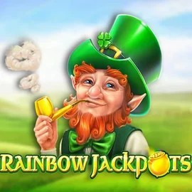 Rainbow Jackpots slot icon by Red Tiger Gaming, available at Beep Beep Casino