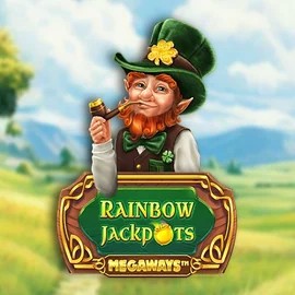 Rainbow Jackpots Megaways casino game by Red Tiger Gaming – featured logo at Beep Beep Casino