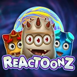 Reactoonz by Play’n GO, showcased at beepbeep-casino.org – game logo