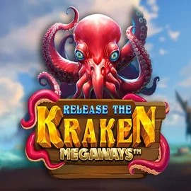 Release the Kraken Megaways slot logo by Pragmatic Play at Beep Beep Casino