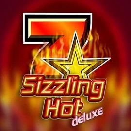 Sizzling Hot Deluxe logo by Novomatic at Beep Beep Casino