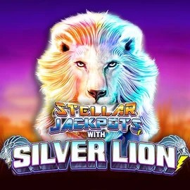 Stellar Jackpots with Silver Lion logo by Lightning Box Game Beep Beep Casino