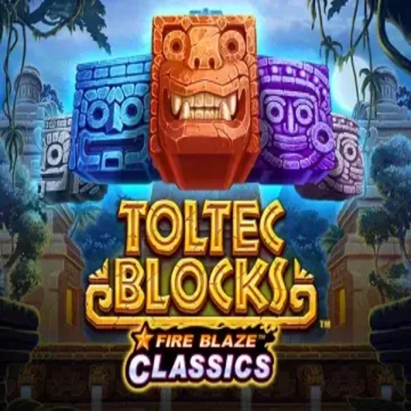 Slots logo of Fire Blaze: Toltec Blocks from Rarestone Gaming at Beep Beep Casino