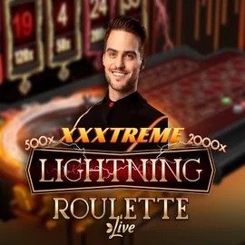 XXXtreme Lightning Roulette logo – Live Casino by Evolution at Beep Beep Casino